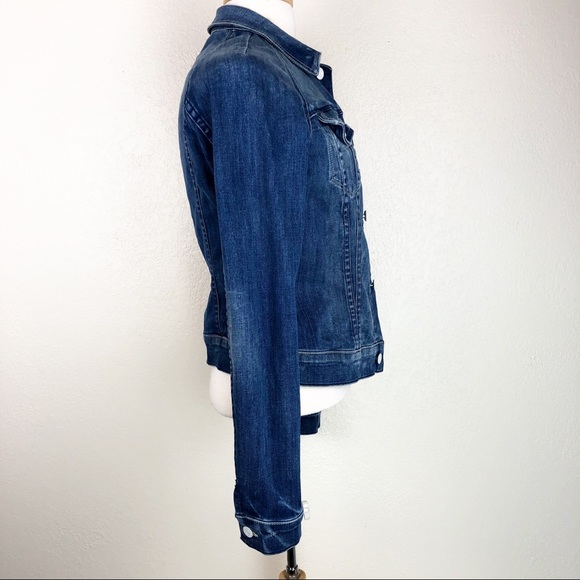 MOTHER Denim The Bully Jean Distressed Jacket - Picture 5 of 8